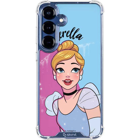 Disney Princess Cinderella Art Galaxy S25 Clear Case